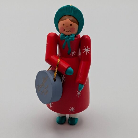 Hallmark Keepsake Daughter 1989, Wooden Vintage Christmas Ornament - Picture 3 of 11